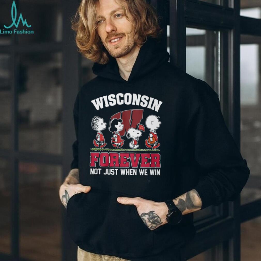 Wisconsin Badgers Peanuts Forever Not Just When We Win T Shirt