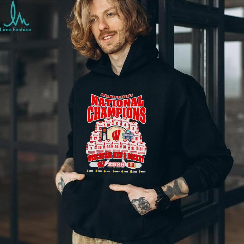 Wisconsin Men’s Hockey 2026 NCAA Men’s Hockey National Champions shirt