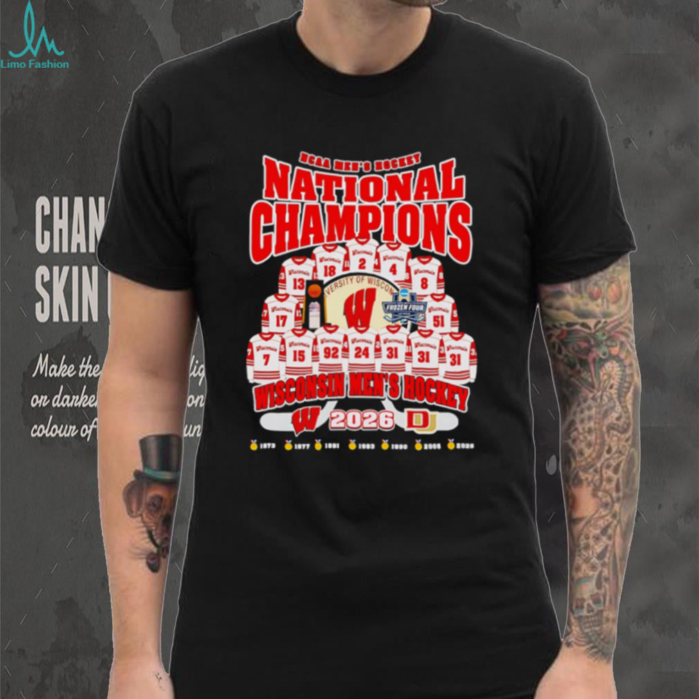 Wisconsin Men’s Hockey 2026 NCAA Men’s Hockey National Champions shirt