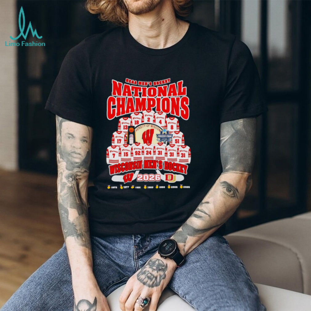 Wisconsin Men’s Hockey 2026 NCAA Men’s Hockey National Champions shirt