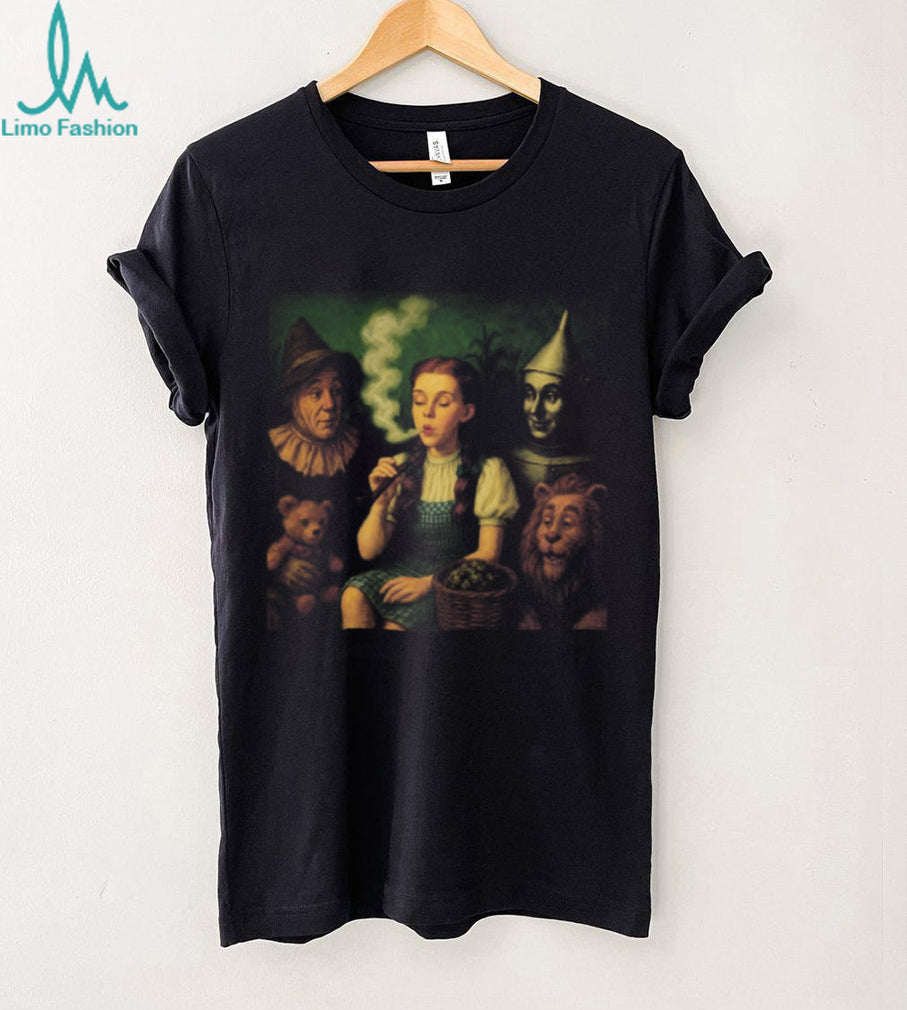 Wizard of Oz Dorothy Smoking Pipe Stoner Culture T Shirt