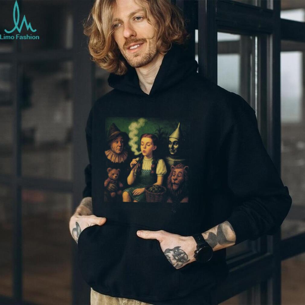 Wizard of Oz Dorothy Smoking Pipe Stoner Culture T Shirt