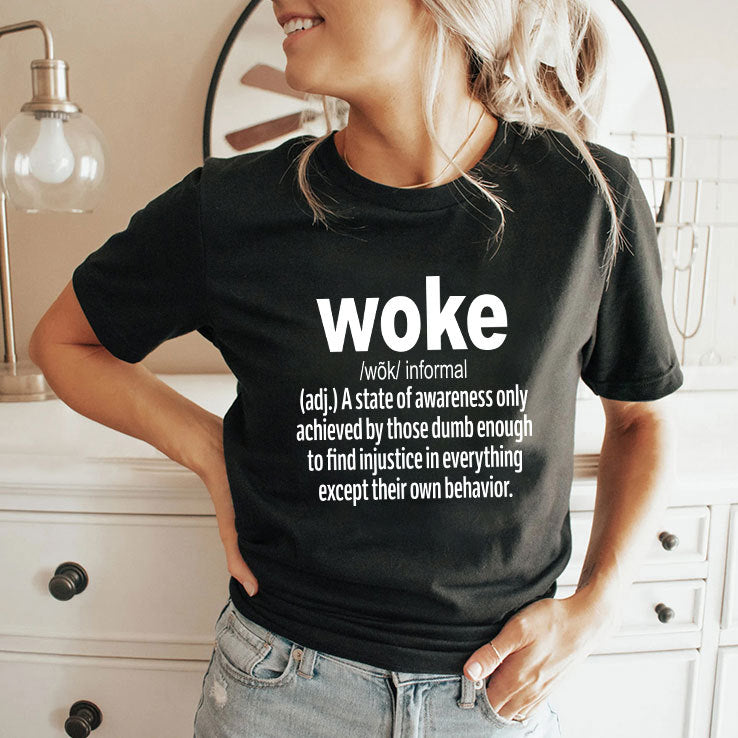 Woke Definition T Shirt