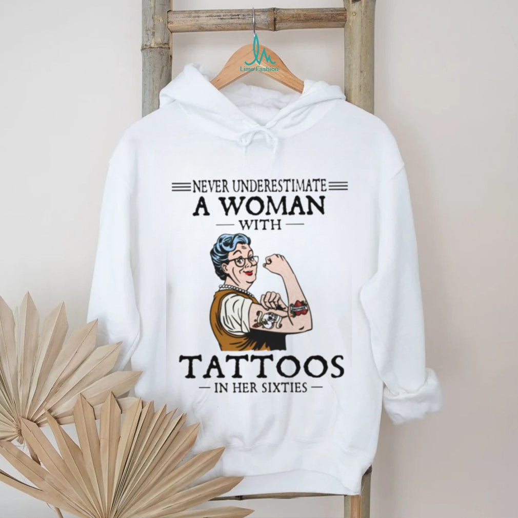Woman Tattoos Sixties Strong Rosie Silhouette Shirt