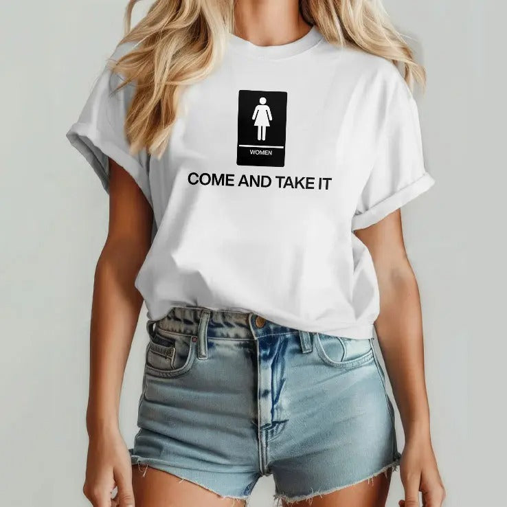 Women Come And Take It Mace For Congress T Shirt