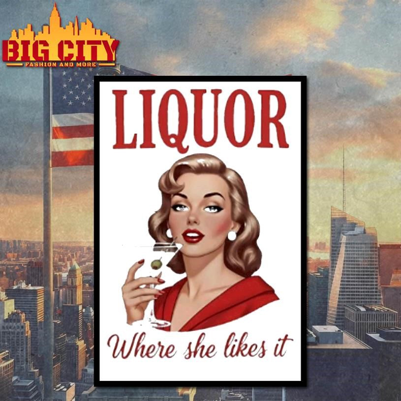Women Drink Liquor Where She Likes It Shirt