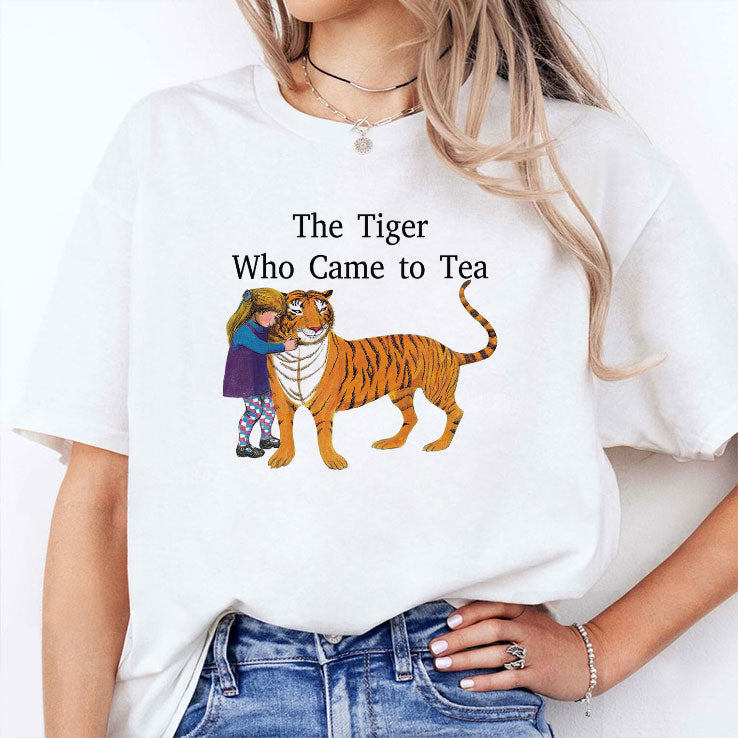 Word Book Day The Tiger Who Came To Tea T Shirt
