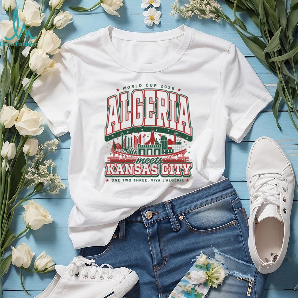 World Cup 2026 Algeria Meets Kansas City Commemorative T Shirt