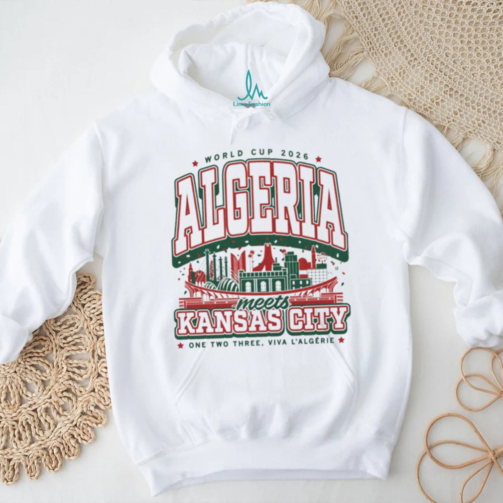 World Cup 2026 Algeria Meets Kansas City Commemorative T Shirt