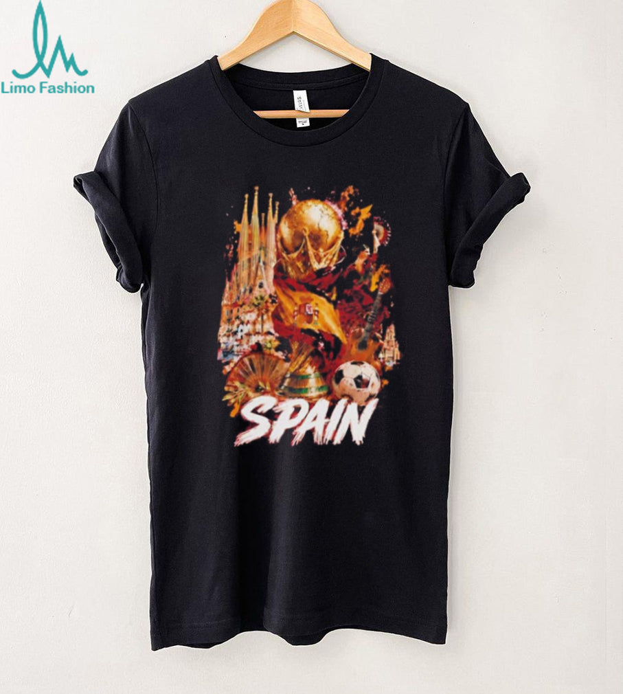 World Cup 2026 Spain the Championship trophy illustration shirt
