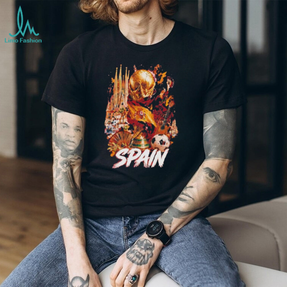 World Cup 2026 Spain the Championship trophy illustration shirt