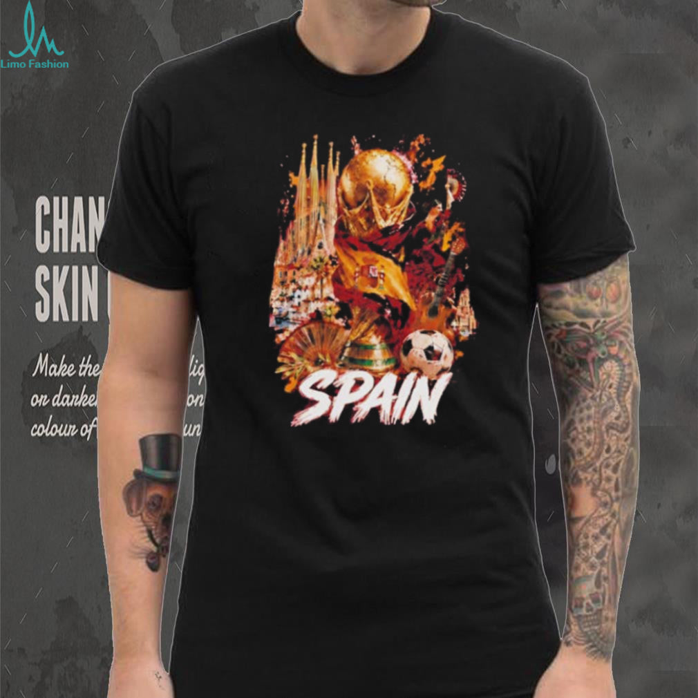 World Cup 2026 Spain the Championship trophy illustration shirt