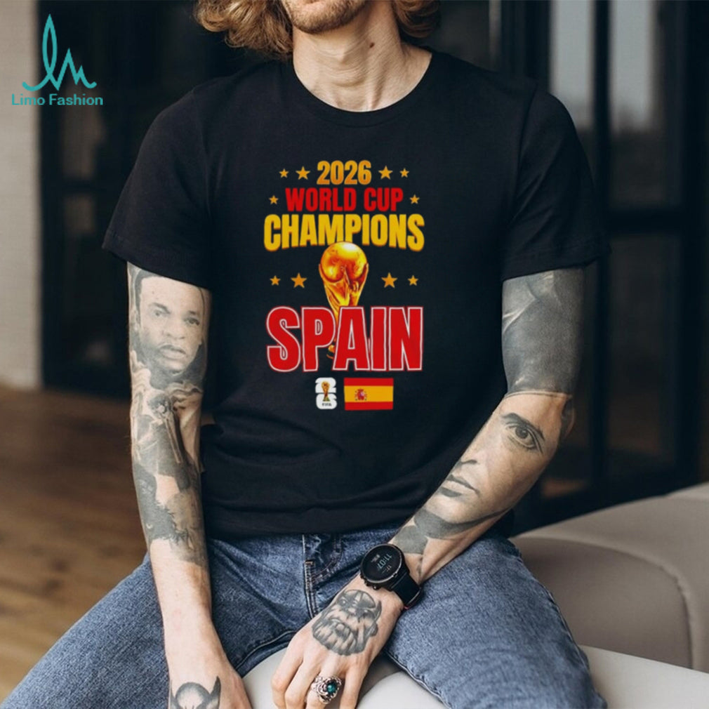 World Cup Champions 2026 Spain National Football Team shirt