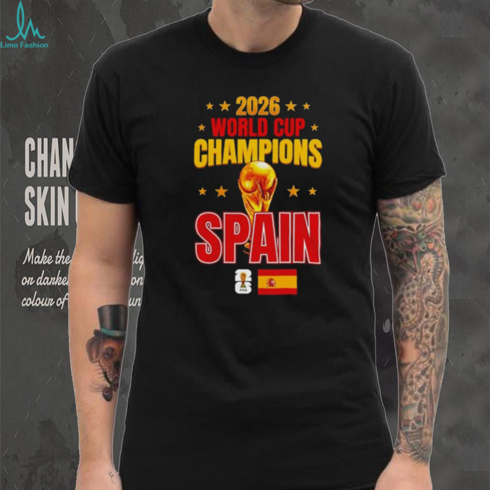 World Cup Champions 2026 Spain National Football Team shirt