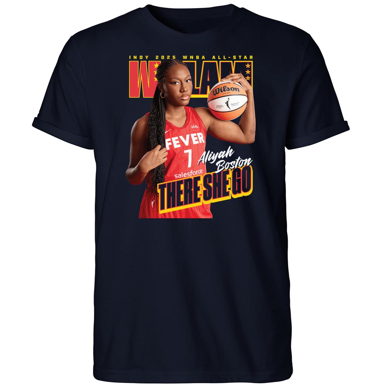 Wslam Aliyah Boston There She Go All-Star 2025 Shirt