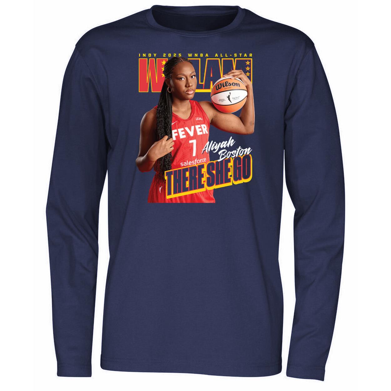 Wslam Aliyah Boston There She Go All-Star 2025 Shirt