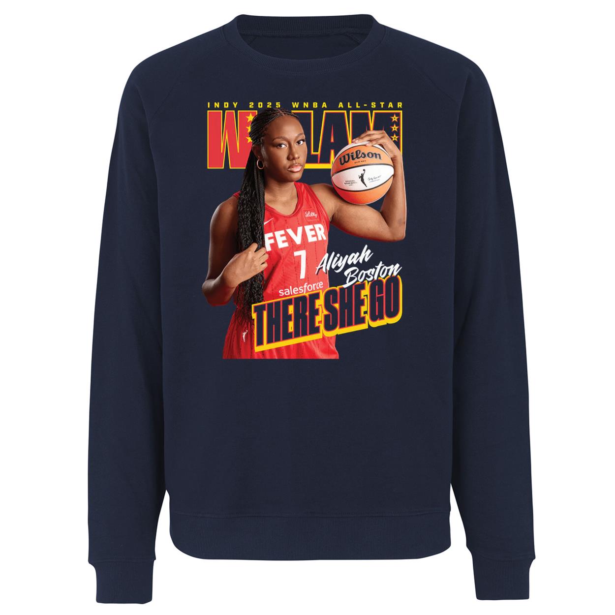 Wslam Aliyah Boston There She Go All-Star 2025 Shirt