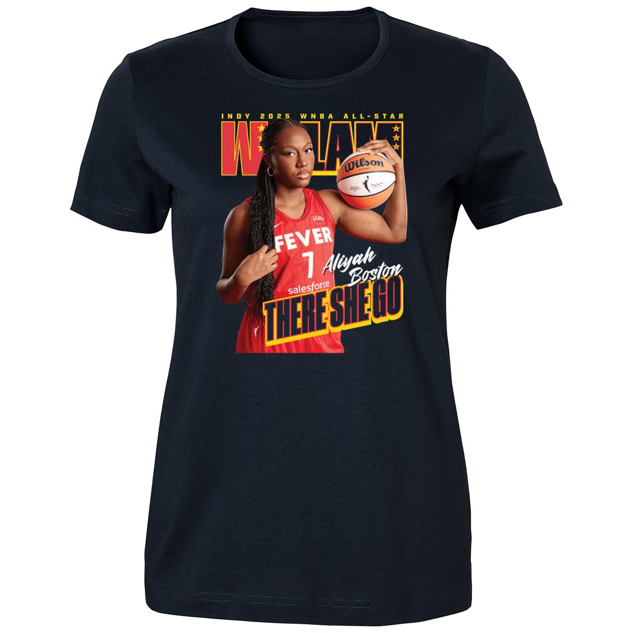 Wslam Aliyah Boston There She Go All-Star 2025 Shirt