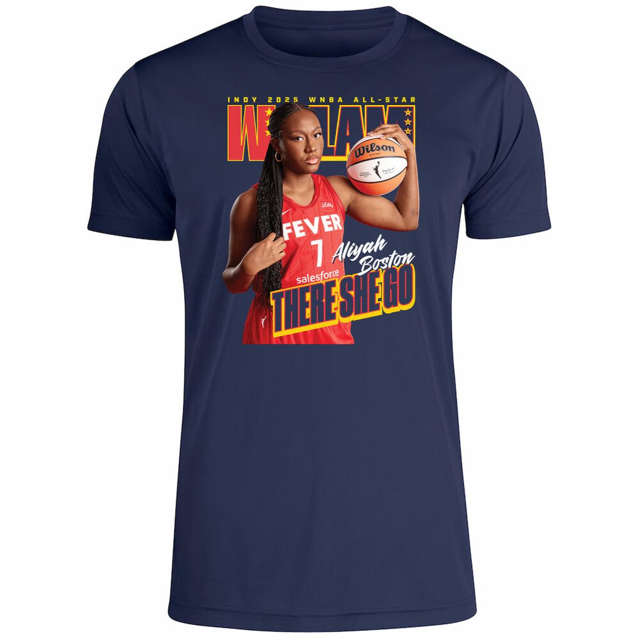 Wslam Aliyah Boston There She Go All-Star 2025 Shirt