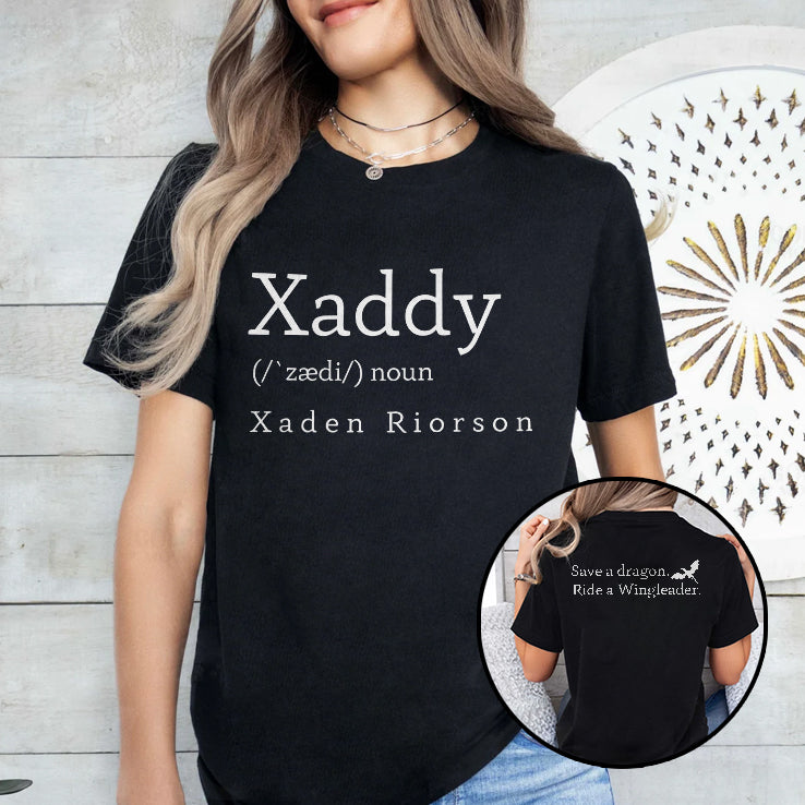 Xaddy Xaden Riorson Save A Dragon Ride A Wingleader T Shirt