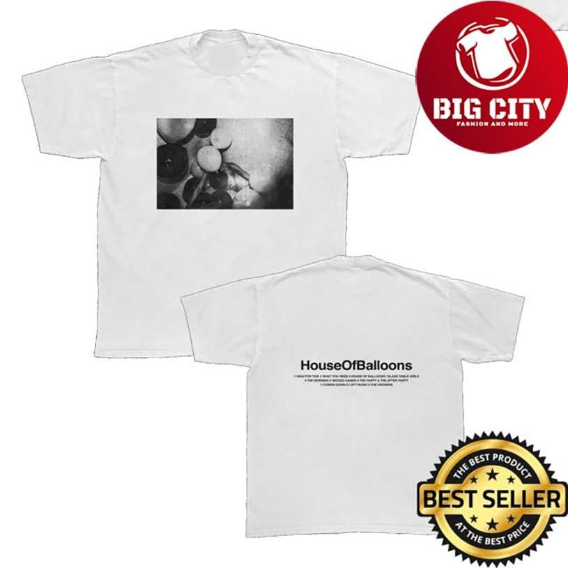 Xo Merch House Of Balloons Two Sided Shirt