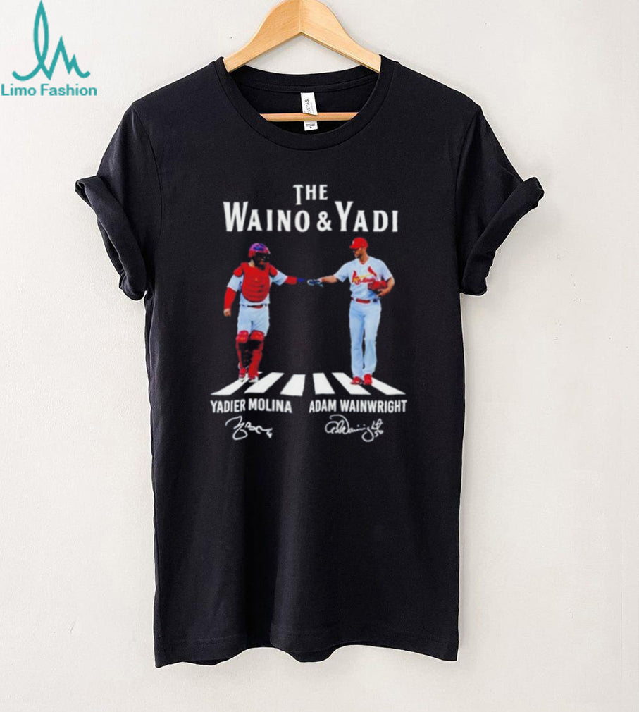 Yadier Molina and Adam Wainwright St Louis Cardinals The Waino & Yadi Signature shirt