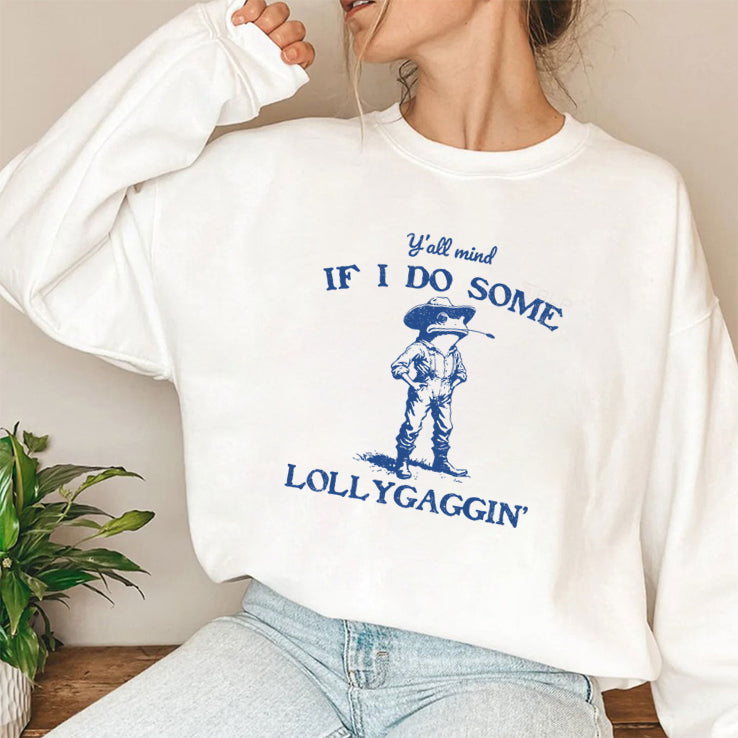 Y’all Mind If I Do Some Lollygagging Cowboy Frog T Shirt