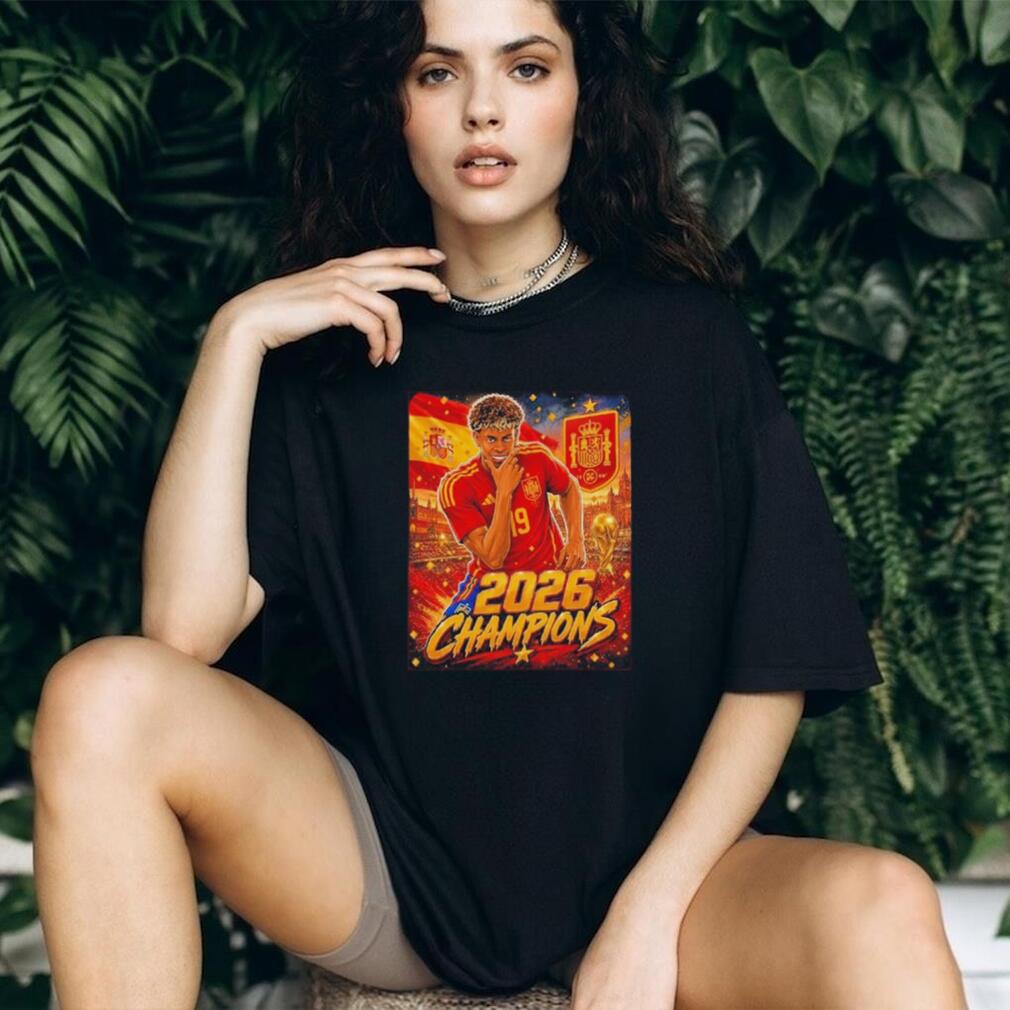 Yamal 2026 Spain Soccer Champions graphic shirt