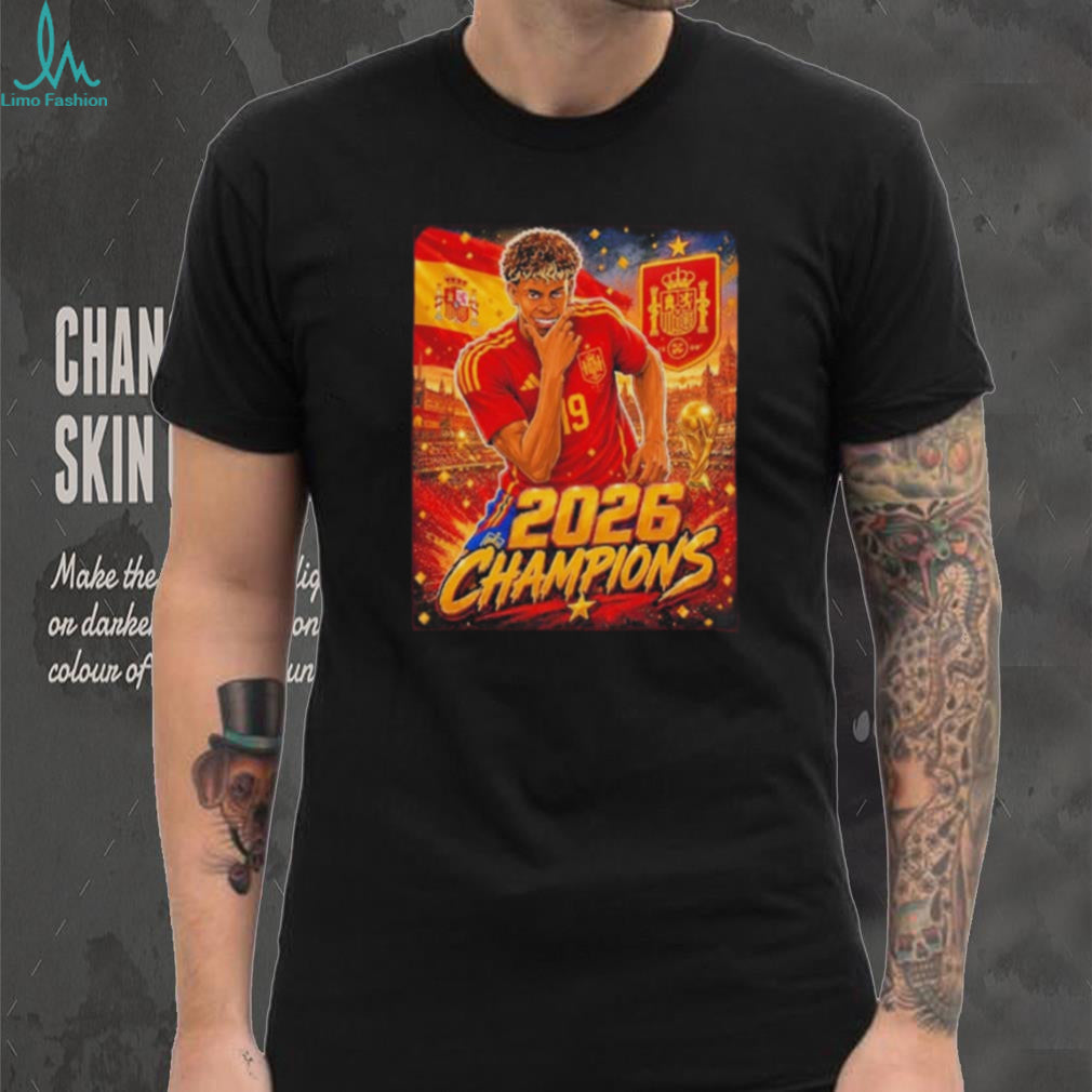 Yamal 2026 Spain Soccer Champions graphic shirt