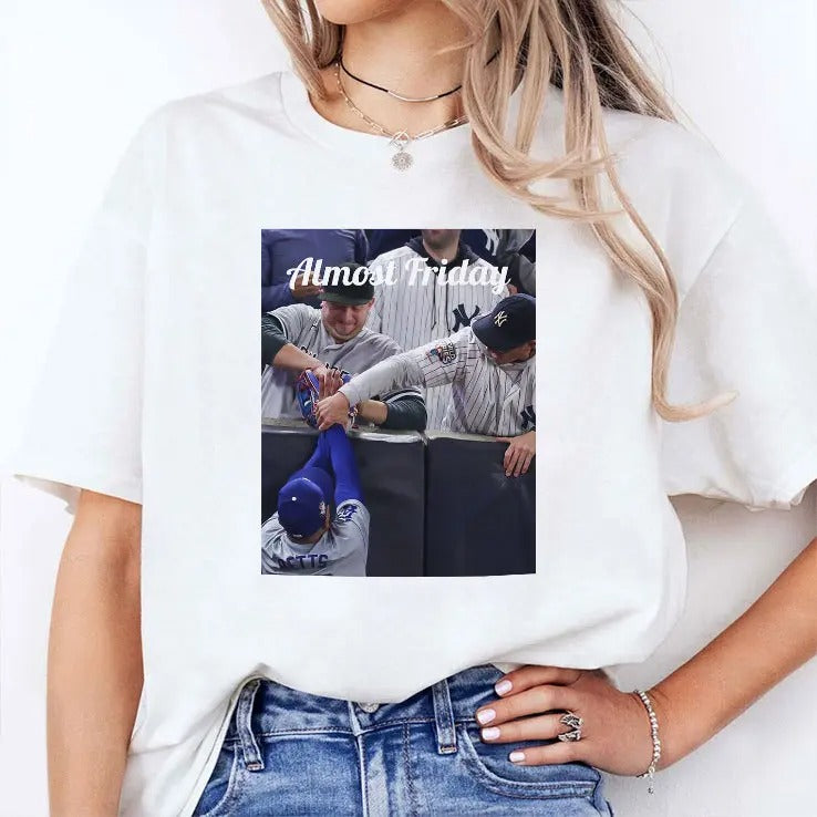 Yankees Fans Grabbing Mookie Betts Glove Almost Friday Shirt