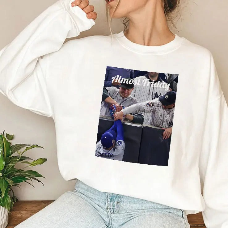 Yankees Fans Grabbing Mookie Betts Glove Almost Friday Shirt