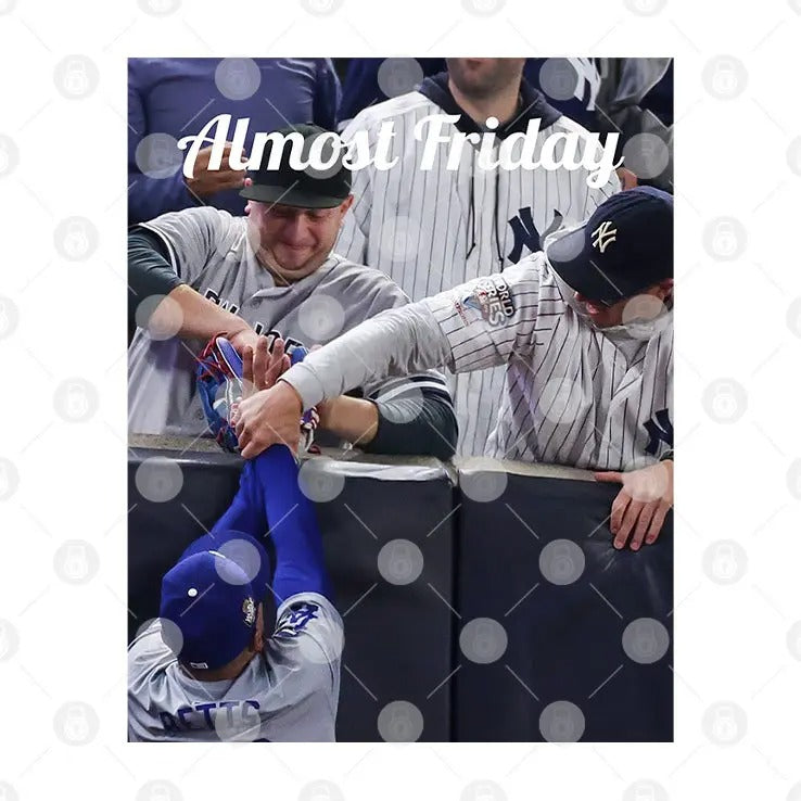 Yankees Fans Grabbing Mookie Betts Glove Almost Friday Shirt