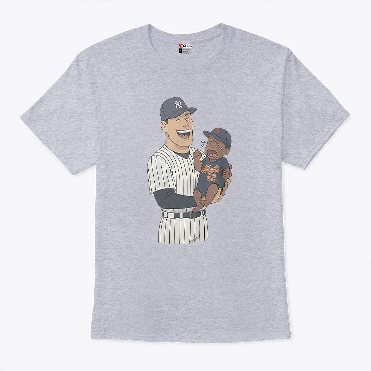 Yankees Holding Crying Mets Baby T Shirt