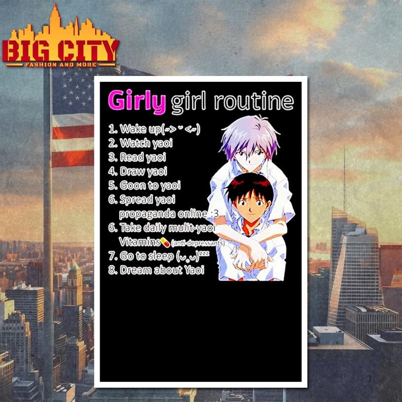 Yaoi Girly Girl Routine Shirt