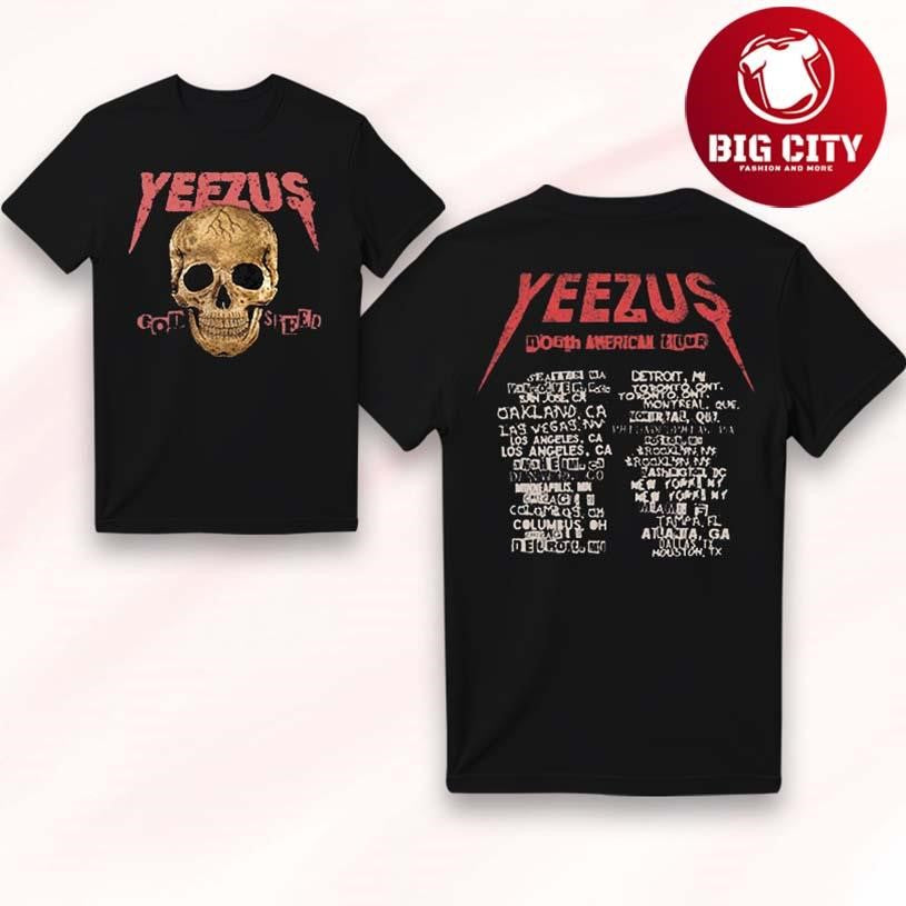 Yeezus North American Tour 2026 Two Sided Shirt