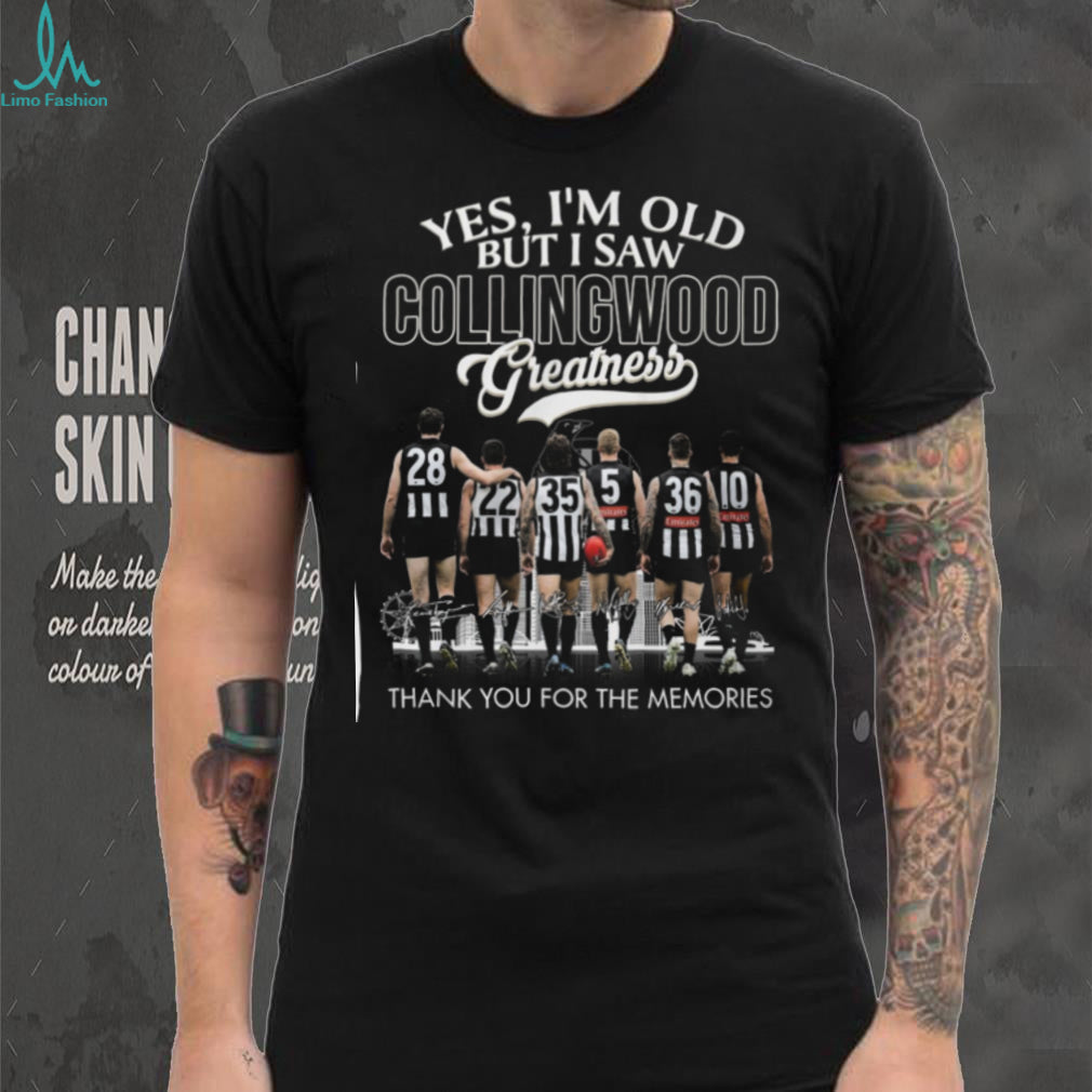 Yes I’m Old But I Saw Collingwood Greatness AFL Legends T Shirt