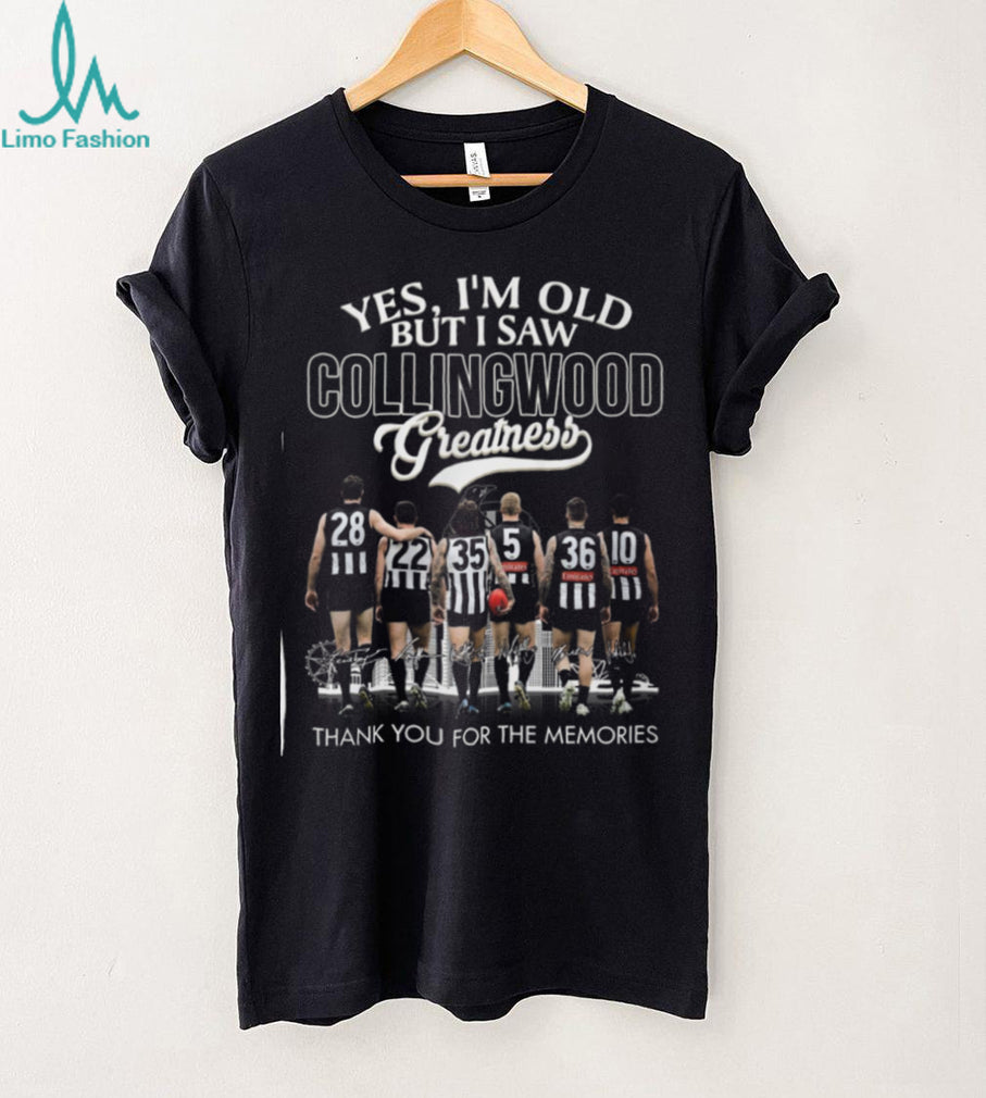 Yes I’m Old But I Saw Collingwood Greatness AFL Legends T Shirt