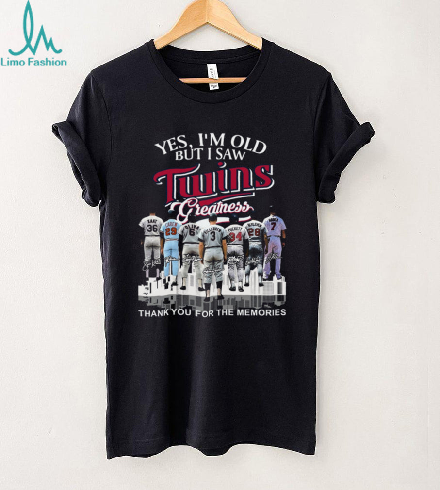 Yes I’m Old But I Saw Minnesota Twins Greatness Signature Legends T Shirt