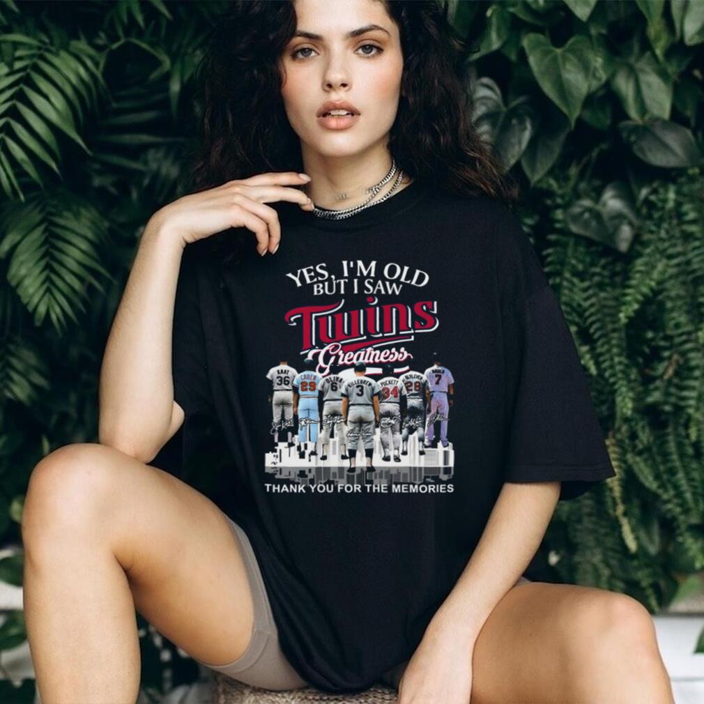 Yes I’m Old But I Saw Minnesota Twins Greatness Signature Legends T Shirt