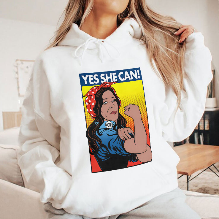 Yes She Can Vote Kamala Harris 2024 Shirt