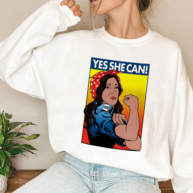 Yes She Can Vote Kamala Harris 2024 Shirt