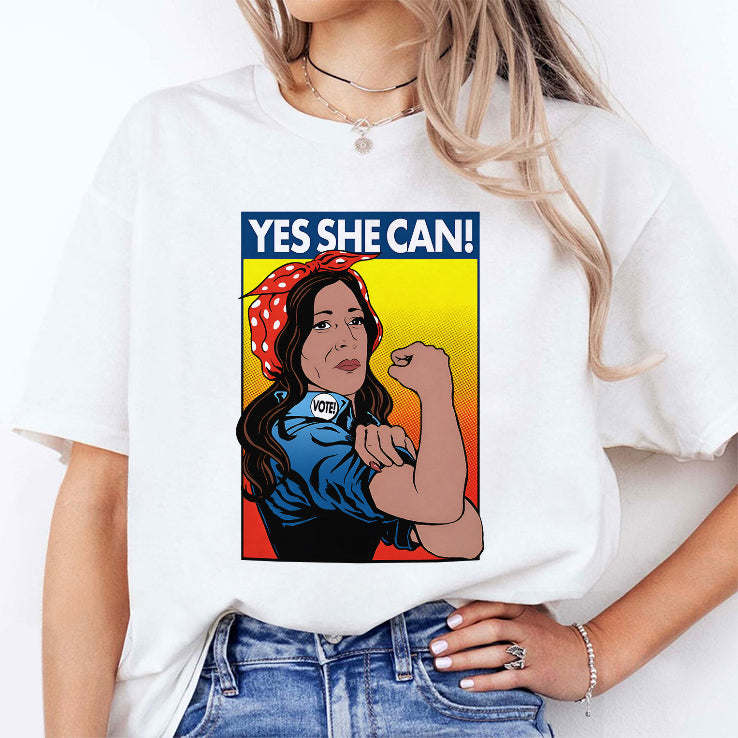 Yes She Can Vote Kamala Harris 2024 Shirt