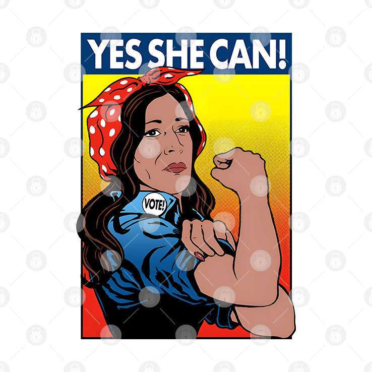 Yes She Can Vote Kamala Harris 2024 Shirt