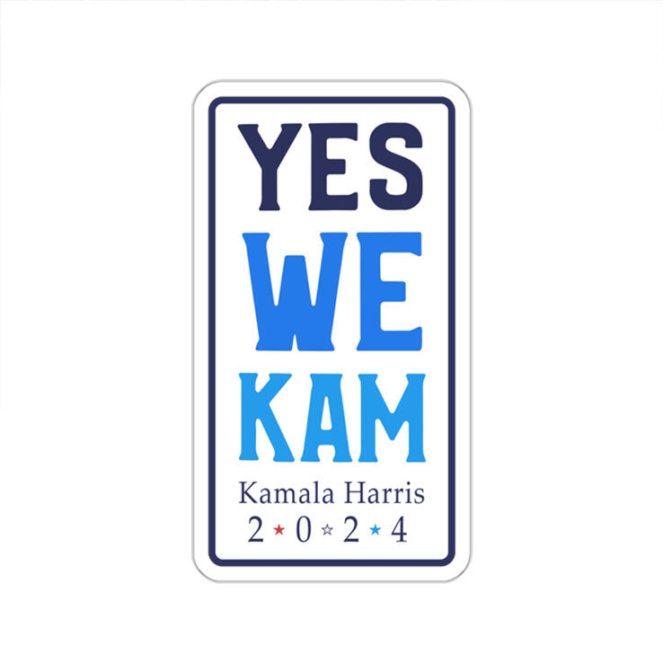 Yes We Kam Kamala Harris 2024 Sticker
