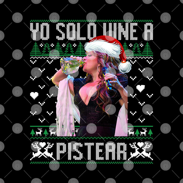 Yo Solo Vine A Pistear Christmas Shirt