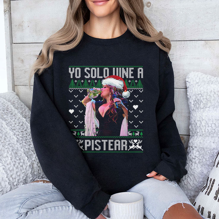 Yo Solo Vine A Pistear Christmas Shirt