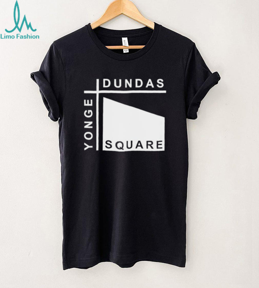 Yonge Dundas Square Toronto Minimalist Street Sign T Shirt