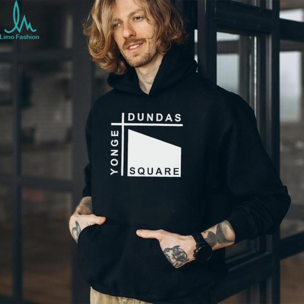 Yonge Dundas Square Toronto Minimalist Street Sign T Shirt