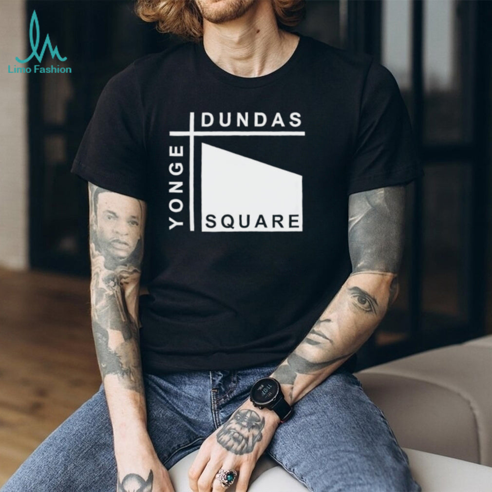 Yonge Dundas Square Toronto Minimalist Street Sign T Shirt