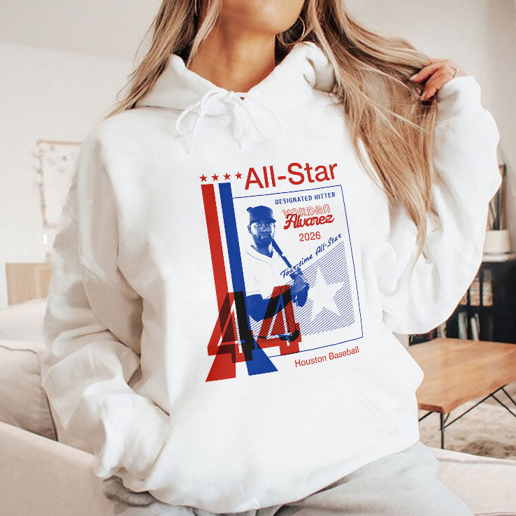 Yordan Alvarez Houston Astros 44 Baseball First Time All Star 2026 Shirt